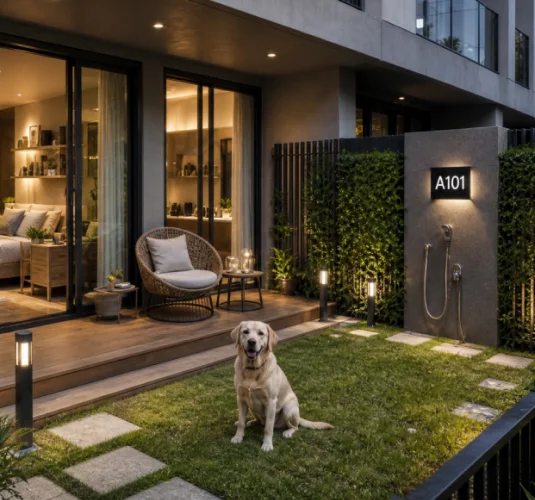 Garden residence exterior